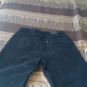 Levi's baggy black jeans